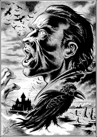 Scaring Crow Illustration